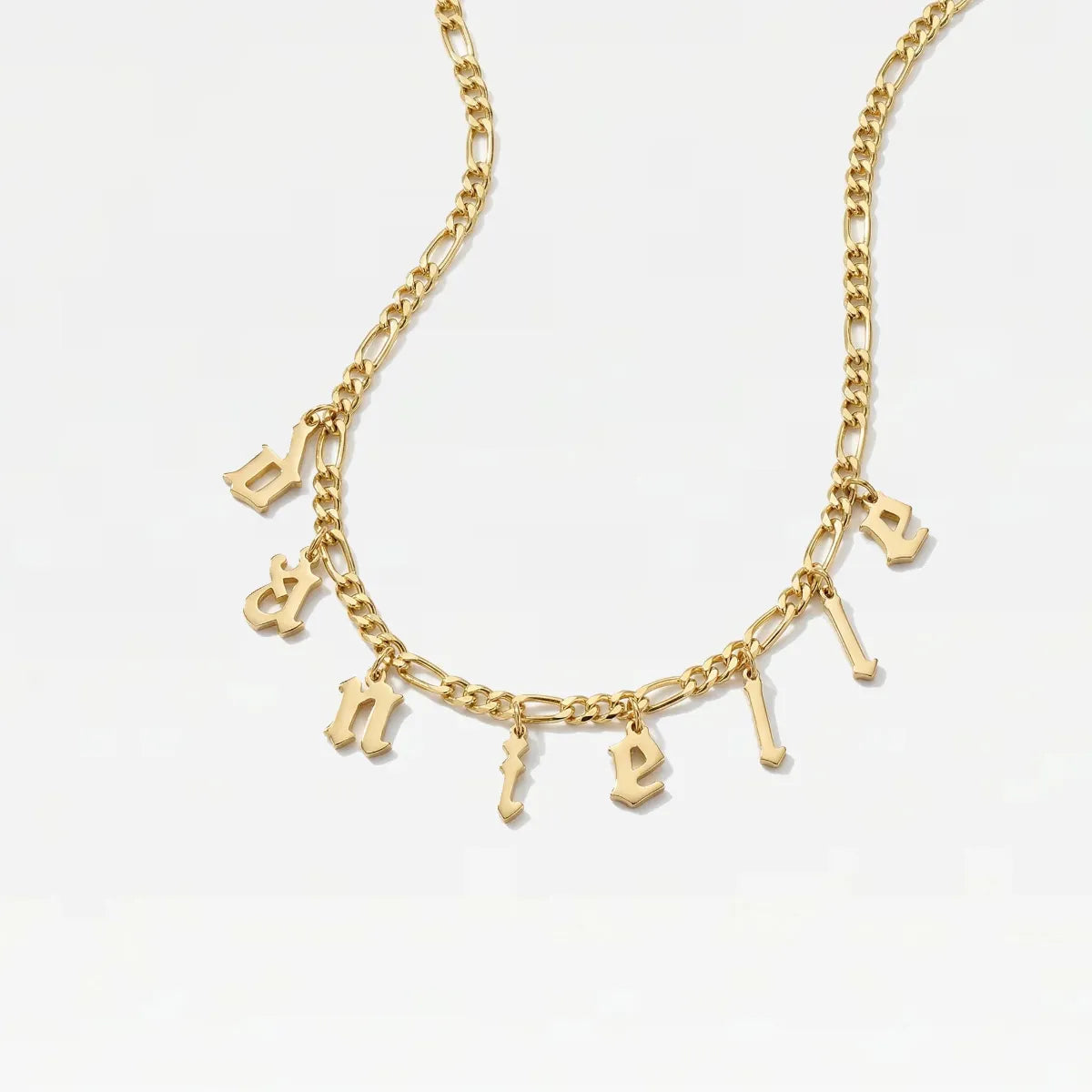Block Letter Nameplate Necklace - The M Jewelers – The M Jewelers 