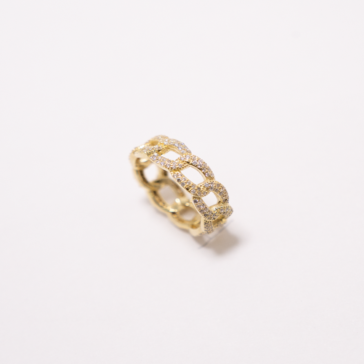 THE ICED OUT CUBAN LINK RING – The M Jewelers Tokyo