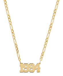  THE YEAR NAMEPLATE NECKLACE