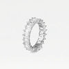 THE EMERALD CUT PAVE' RING