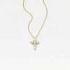 THE MINI BELLA PAVÉ CROSS PENDANT
