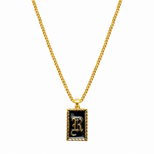  THE ENAMEL INITIAL PENDANT