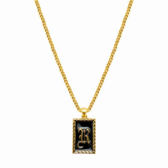 THE ENAMEL INITIAL PENDANT