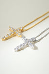 THE BELLA PAVE' CROSS PENDANT