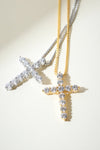 THE BELLA PAVE' CROSS PENDANT