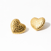 THE TEXTURED HEART EARRINGS