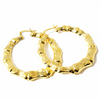 THE BAMBOO HOOP EARRING