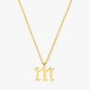 THE OLD ENGLISH PENDANT NECKLACE (LOWERCASE)