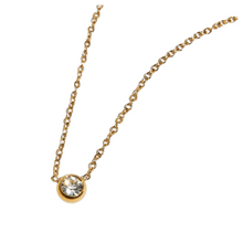  THE SOLITAIRE BEZEL NECKLACE