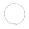 THE DOUBLE SCRIPT NAMEPLATE NECKLACE