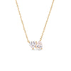 THE CLEAR HEART PEAR NECKLACE