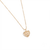 THE TINY ANGEL HEART PENDANT NECKLACE