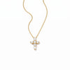 THE MINI BELLA PAVÉ CROSS PENDANT