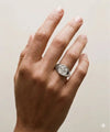 THE EMBOSSED CROSS SIGNET RING