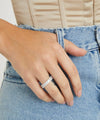 THE OVAL CUT ETERNITY BAND (BRASS)