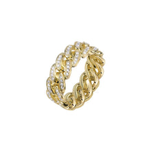  THE ICED OUT CUBAN LINK II RING