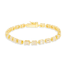  THE BAGUETTE CLUSTER TENNIS BRACELET