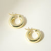 THE SMALL RAVELLO HOOPS