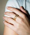 THE ICED OUT CUBAN LINK II RING