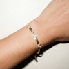 THE PAVE BUTTERFLY HERRINGBONE BRACELET