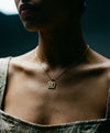 THE SMALL VARSITY NUMBER PENDANT NECKLACE