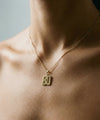 THE SMALL VARSITY NUMBER PENDANT NECKLACE