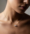 THE CLEAR HEART PEAR NECKLACE