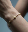 THE KAIA HEART STONE LINK BRACELET
