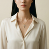 THE BELLA PAVE' CROSS PENDANT