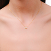 THE SOLITAIRE BEZEL NECKLACE