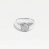 THE EMBOSSED CROSS SIGNET RING