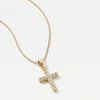 THE TINY PAVÉ GOLD FILLED CROSS