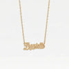 THE CUT TONE NAMEPLATE NECKLACE