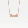 THE CUT TONE NAMEPLATE NECKLACE
