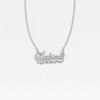 THE DOUBLE PLATE CLASSIC NAMEPLATE NECKLACE