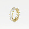 THE EMERALD CUT PAVE' RING