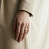 THE EMERALD CUT PAVE' RING