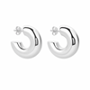 THE MEDIUM SILVER HAILEY HOOPS