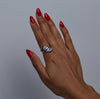 THE PEAR STONE RING (SET OF 2)