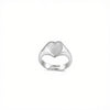 THE TINY HEART PINKY SIGNET RING