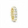 THE OVAL CUT ETERNITY BAND (BRASS)