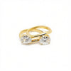 THE OVAL STONE RING (SET OF 2)
