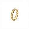 THE MID SIZE CURB RING (BRASS)