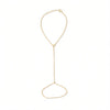 THE SINGLE STONE HAND CHAIN