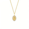 THE OVAL MARY PENDANT NECKLACE PAVÉ
