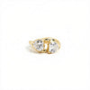 THE HEART STONE RING (SET OF 2)