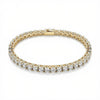 THE PAVE' TENNIS BRACELET (BRASS)
