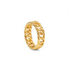 THE CUBAN LINK RING (BRASS)