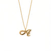 THE SIGNATURE SCRIPT PENDANT NECKLACE