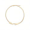 THE DOUBLE SCRIPT NAMEPLATE NECKLACE